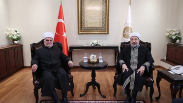 Diyanet Başkanı Arpaguş, Sırbistan İslam Birliği Meşihatı Başkanı Dudiç'i tebrik etti