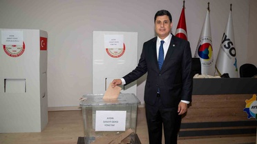 Aydın Sanayi Odası seçimlerinde Gökhan Maraş yeniden başkanlığa seçildi