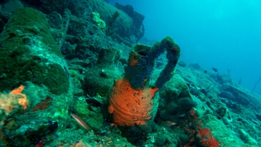 Bodrum Yassıada'da Roma ve Bizans dönemine ait 5 gemi batığı özel izinle görüntülendi