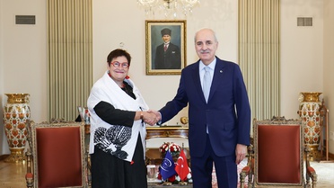 Kurtulmuş, Bayr'a Terörsüz Türkiye düzenlemesinin 467 oyla kabul edildiğini söyledi.