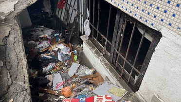 Küçükçekmece’de dere yatağındaki evin bodrum katını su bastı