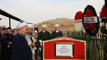 Şehit Piyade Uzman Çavuş Mustafa Aslan Gaziantep'te son yolculuğuna uğurlandı