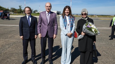 TBMM Başkanı Kurtulmuş, Avrupa Parlamento Başkanları Konferansı için Roma'da karşılandı