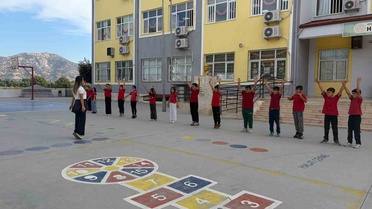 Aydın'da 4. sınıf öğrencileri Spora İlk Adım projesiyle spor alışkanlığı kazanıyor