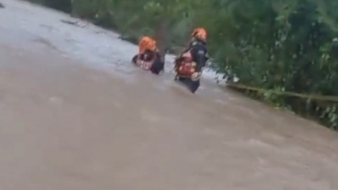 Kocaeli Gebze'de sele kapılan sürücü 50 metre sürüklendi, ağaca tutunarak kurtarıldı