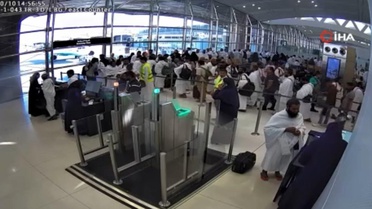 Riyad'daki havalimanına saldırı anının yeni görüntüleri ortaya çıktı