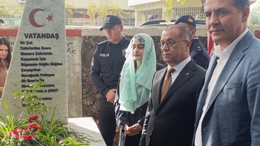 Şehit Kaymakam Saim Bey, kurtuluşun 106. yılında mezarı başında anıldı