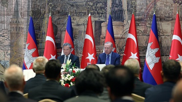 Erdoğan, Kamboçya Başbakanı Hun Manet'i kabul etti