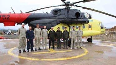 Kütahya Tavşanlı'daki yangın söndürme helikopteri 2026 sezonu görevini tamamladı