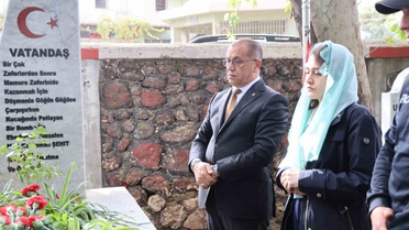 Saimbeyli’nin kurtuluşunun 106. yılında Saim Bey mezarı başında anıldı