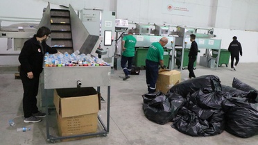 Samsun Alaçam'da Turgay Baş, 100 bin ambalajla hedefi tamamlayan ilk kişi oldu