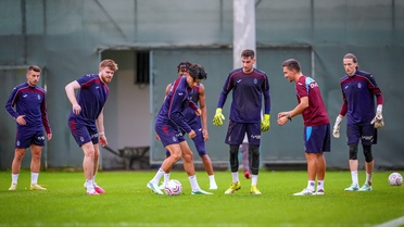 Trabzonspor, Süper Lig'in 8. haftasında Beşiktaş maçı hazırlıklarına başladı