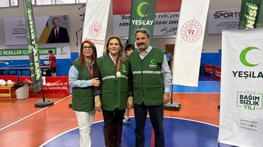 Eskişehir'de 'Bağımlılığa Karşı Spor Yapın' etkinliği masa tenisiyle başladı