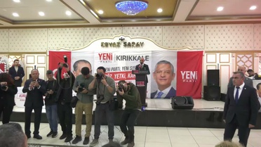 YENİ Parti Kırıkkale İl Başkanlığı ön seçimi... Özgür Özel: Devleti adaletle buluşturmaya geliyoruz
