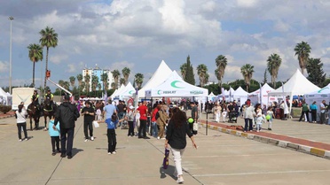 Adana'da 2. Yeşilay Bağımsız Aile Festivali Şakirpaşa Havalimanı'nda düzenlendi