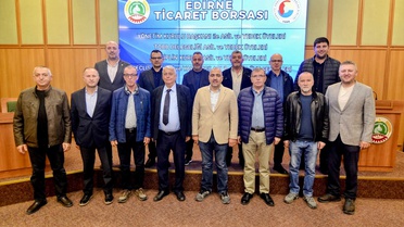 Edirne Ticaret Borsasında yönetim kurulu başkanlığını Oğuz Kurban üstlendi