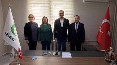 Kırklareli Yeşilay Başkanı Kırtıl'a İl Sağlık Müdürü ve heyet ziyaret etti