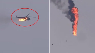 Korkulan oldu! Husiler, Suudi Arabistan'ın helikopterini düşürdü