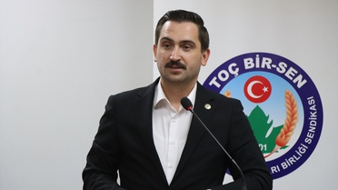 Toç Bir-Sen Kırklareli'de 66 delegelin oy verdiği seçimde Hasan Gürsoy şube başkanı oldu