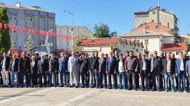 Bozkır'da 19 Ekim Muhtarlar Günü Anıt Meydanı'nda törenle kutlandı