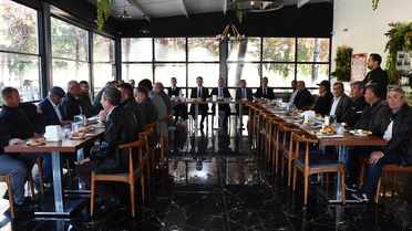 Eskişehir Beylikova'da 19 Ekim Muhtarlar Günü çelenk töreni ve kahvaltıyla kutlandı
