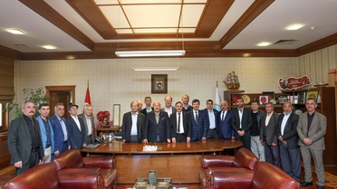 Taşköprü Belediye Başkanı Arslan, 19 Ekim Muhtarlar Günü'nde muhtarları ağırladı