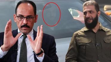 HTŞ lideri, İbrahim Kalın'ı Şam'da arabayla gezdirdi