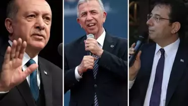 Erdoğan, İmamoğlu, Yavaş! İşte 3 isim arasında yapılan anketten çıkan sonuç