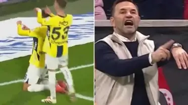 Fenerbahçe de paylaştı: Mert Müldür'den gol sonrası Okan Buruk'a bomba gönderme