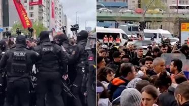 İstanbul'da 1 Mayıs gerginliği! Polis müdahale edince arbede yaşandı