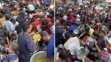 Zulüm altındaki Gazze'den insanlık adına utanç verici görüntüler