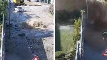 Bodrum'da su borusu patladı! Evleri su bastı, araçlarda hasar oluştu