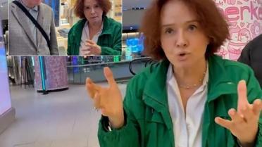Müjde Ar sinirden çıldırdı, muhabirlerle tartıştı