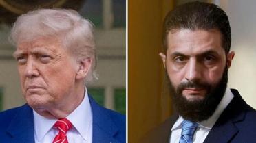 Trump,Şara'dan Suriye'deki terör gruplarını sınır dışı etmesini istedi