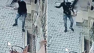 Boşanma aşamasındaki eşinin ailesine kezzapla saldırdı