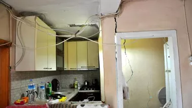Maçka İlçesi Esiroğlu Mahallesi'nde Heyelan Korkusu