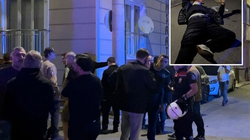 Kalabalık gruba laf attı, dayak yedi: Silahı çekip yanlışlıkla kendini vurdu