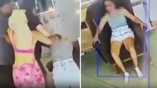 Genç kadına kabusu yaşattılar! Dehşet anları kamerada