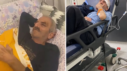 Yaşlı adama sokak ortasında yumruklu saldırı