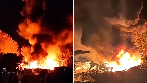 Rusyada nükleer kapasiteli bombardıman uçağı düştü: 6 kişi hayatını kaybetti