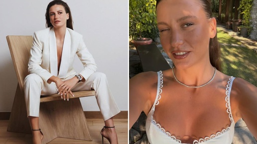 Serenay Sarıkaya Paris’te podyumda: Altın ışıltısıyla göz kamaştırdı