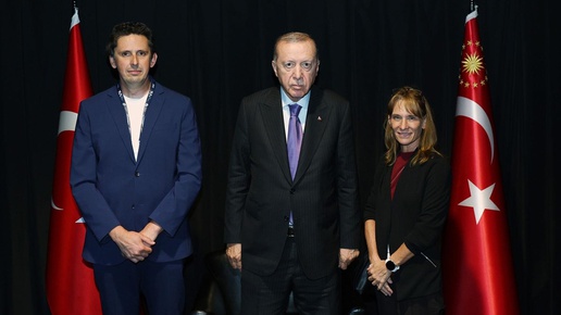Cumhurbaşkanı Erdoğan, SpaceX üst düzey yöneticilerini kabul etti