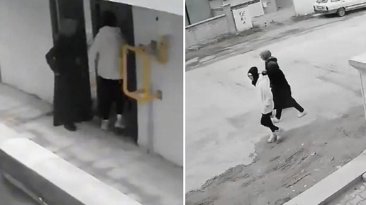 Rezilliklerini kimse görmüyor sandılar ama kamera kayıttaydı