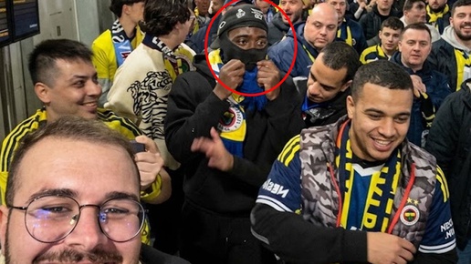 Tanınmamak için kar maskesi taktı ama işe yaramadı! Fenerbahçe maçında sürpriz
