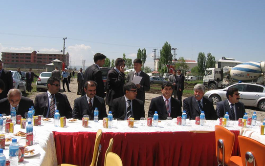 Ağrı'da 16 Derslikli Okul Temeli Atıldı