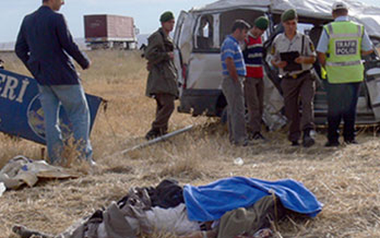 Kapadokya Yolunda Acı Kaza
