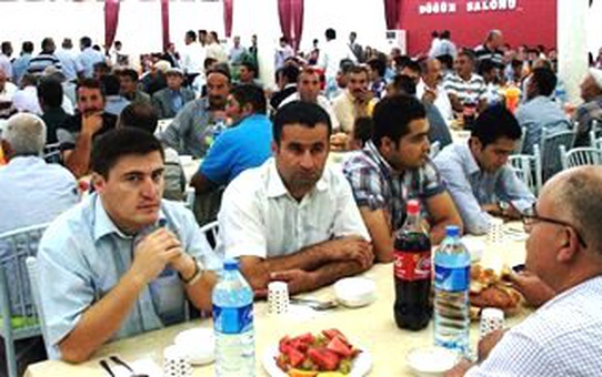 Erciş Kaymakamı Ramazan Fani'ye Veda Yemeği
