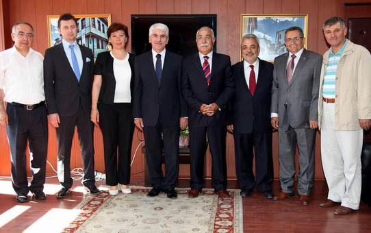 Başkan Sakallı Odunpazarı Kaymakamı Esen'i Ziyaret Etti