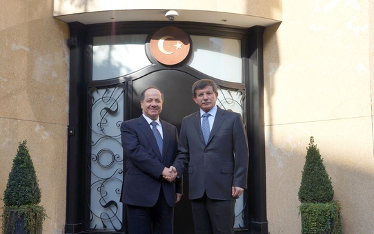 Davutoğlu, Barzani ile Görüştü