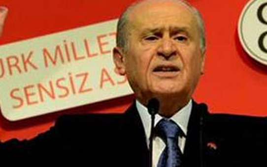 MHP Yeniden 'Bahçeli' Dedi
